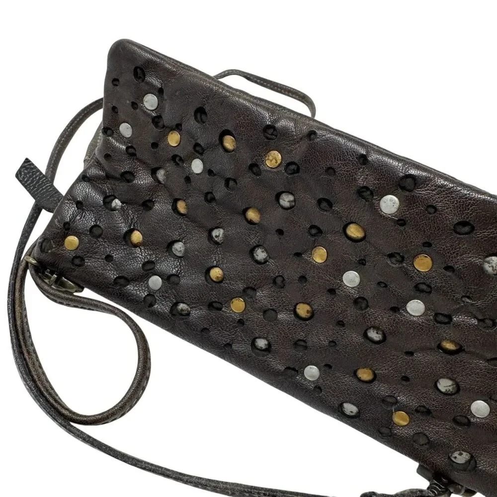 Latico Crossbody Shoulder Bag Small Purse Brown Butter Soft Leather Womens
